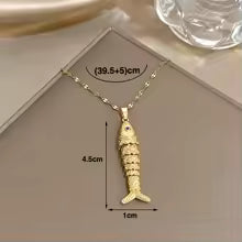 Collier Poisson Doré