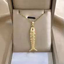 Collier Poisson Doré