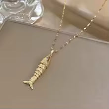 Collier Poisson Doré