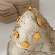 Bracelet Trèfle Doré
