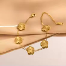 Bracelet Trèfle Doré