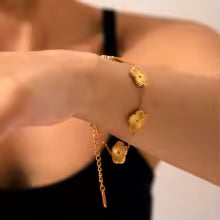 Bracelet Trèfle Doré