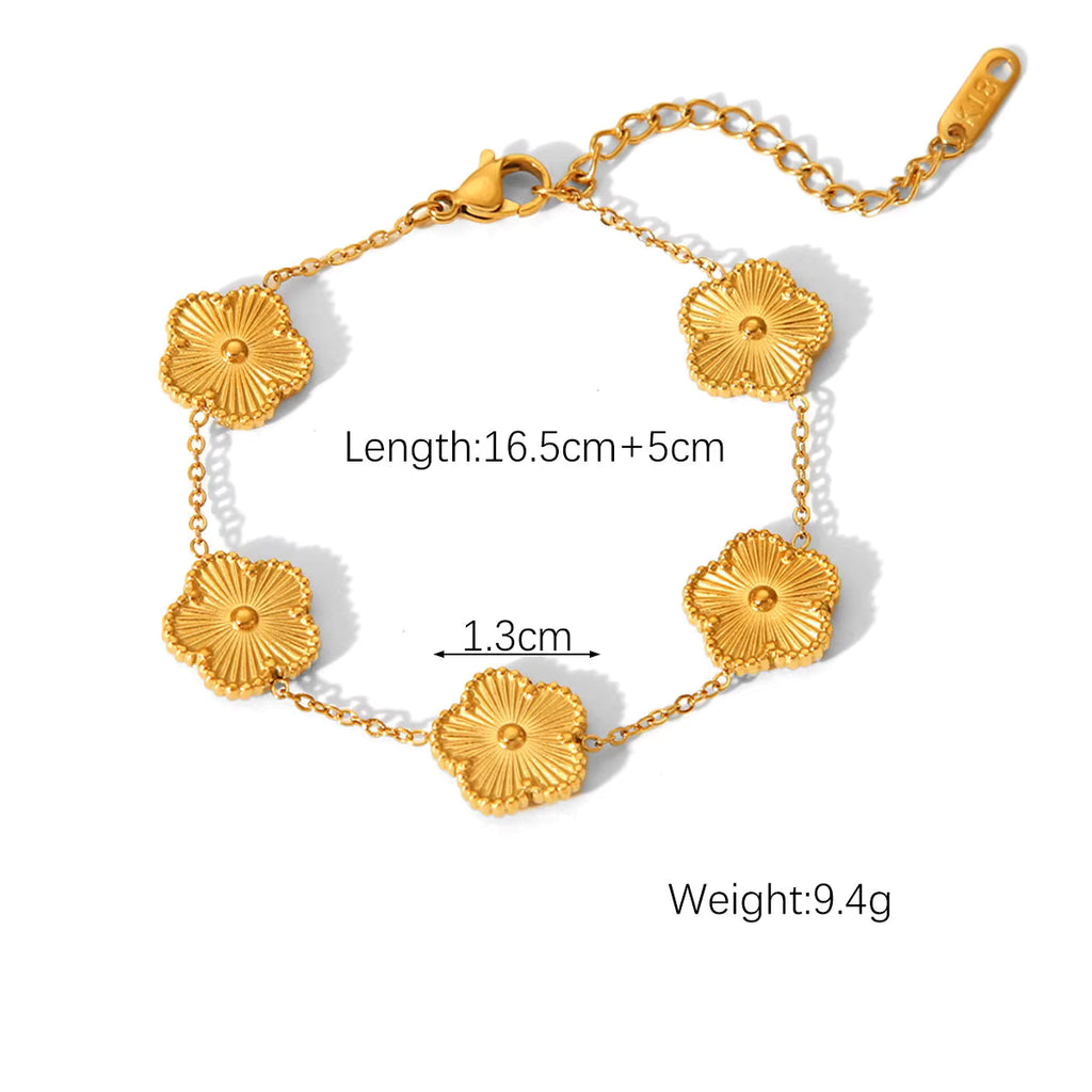 Bracelet Trèfle Doré