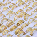 Lots de 20 Bagues Vintage Ajustable
